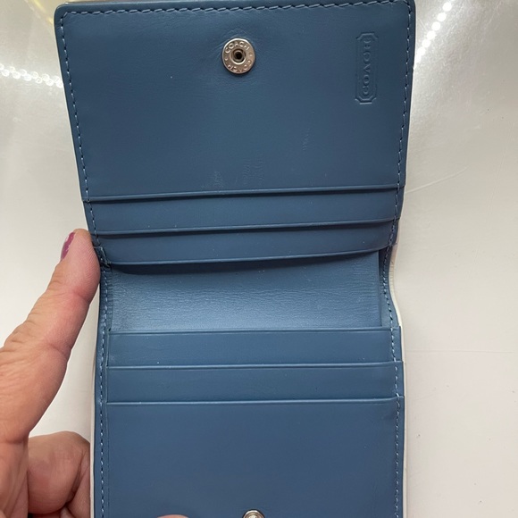Coach wallet blue - Picture 3 of 6